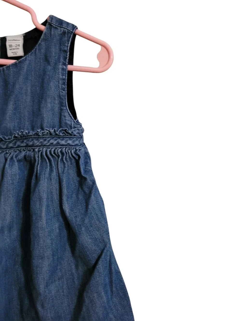 Baby Gap Blue Chambray Dress